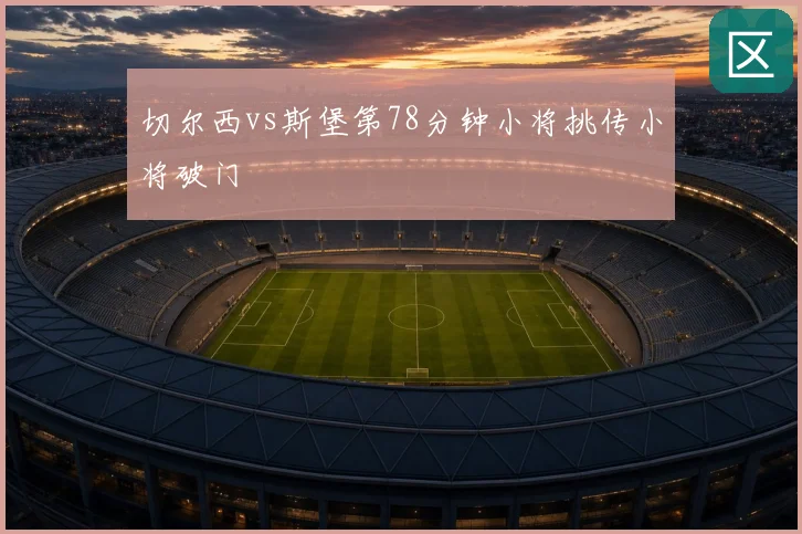 切尔西vs斯堡第78分钟小将挑传小将破门